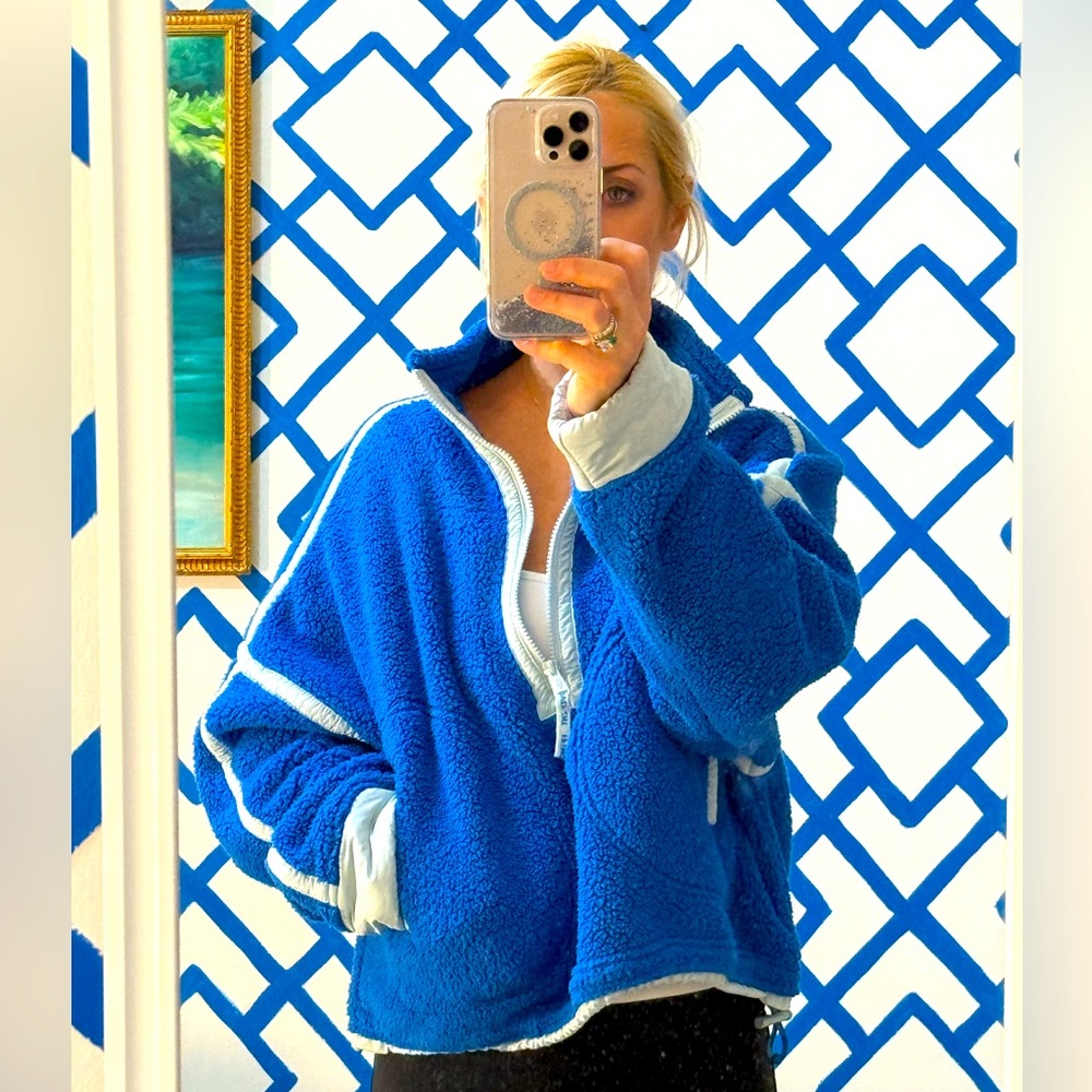 COPY - Moncler Royal Blue Fleece Pullover